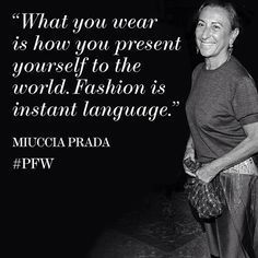 Miumiu Runway, Prada Style, Expression Quotes, Miuccia Prada, No Doubt, Photo Diary, Style Crush, Fashion Quotes, Wonderful Words