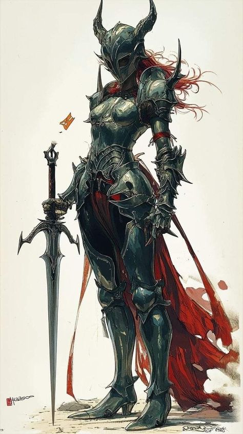 Armor Drawing, Modele Fitness, Female Armor, Female Knight, Knight Art, Knight Armor, 캐릭터 드로잉, Dnd Art, Arte Inspo