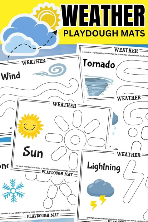 The Weather Preschool Activities, Weather Eyfs Activities, Weather In Kindergarten, Weather Math Activities For Toddlers, Weather For Preschool, Weather Centers Preschool, Rain Activities For Toddlers, Weather Activities Preschool Crafts, Toddler Weather Activities