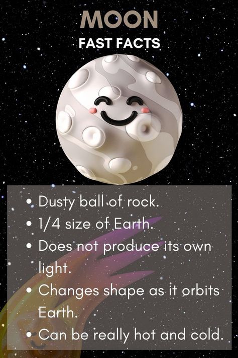 Planets Fun Facts, Space Fun Facts, Moon Facts Science, Facts About Planets Solar System, Fun Facts About Planets, Fun Facts About Maths, Moon Projects For Kids, Facts About Planets, Facts About The Solar System