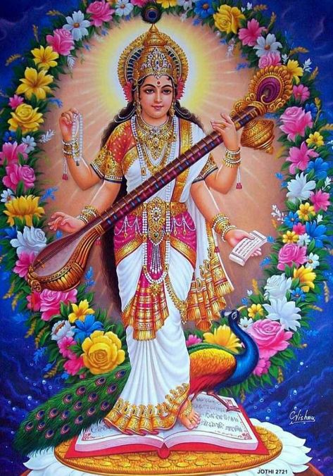 100+ saraswati devi ideas | with quotes , hindu goodness , saraswati devi Saraswathi Devi Images, Saraswathi Pooja, Saraswathi Devi, Saraswati Picture, Saraswati Painting, Saraswati Mata, Saraswati Photo, Devi Images, Basant Panchami