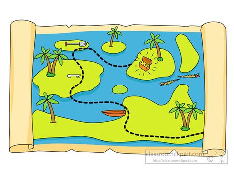 Pirates : treasure-map-clipart : Classroom Clipart Treasure Map Clipart, Magical Classroom, Map Cartoon, Treasure Hunt Map, Map Clipart, Pirate Box, Classroom Map, Pirates Treasure, Couple Comics