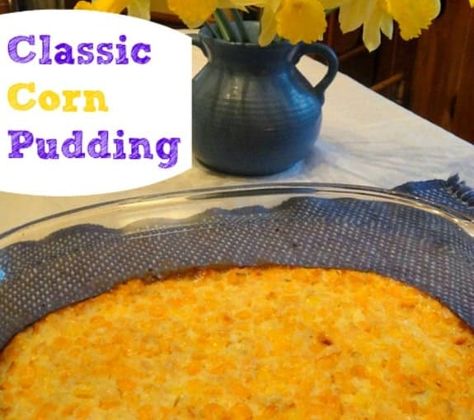 Gluten-Free Corn Pudding Best Gluten Free Bread, Corn Dishes, Cream Style Corn, Gluten Free Sides, Corn Pudding, Gluten Free Sides Dishes, Gluten Free Recipes Bread, Gluten Free Pumpkin, Family Favorite Meals