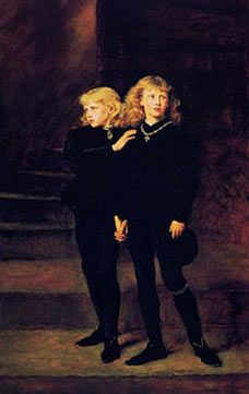 The Princes in the Tower of London. Did their jealous uncle have them murdered or was it something else?... Princes In The Tower, Anne Neville, Everett Millais, Edward Iv, Elizabeth Woodville, Gabriel Rossetti, Pre Raphaelite Brotherhood, Dante Gabriel Rossetti, John Everett Millais