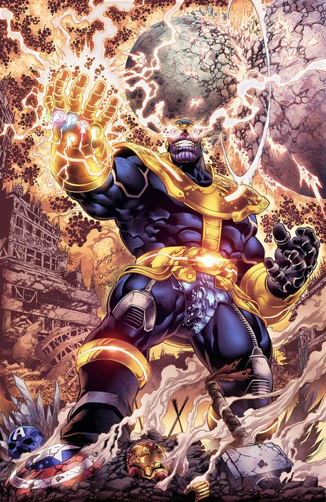 ArtStation - Thanos (print), Marcos Martins Comic Book Villains, Thanos Marvel, Comic Villains, Marvel Comics Superheroes, Marvel Characters Art, Comic Book Superheroes, Marvel Artwork, Avengers Comics, Marvel Villains