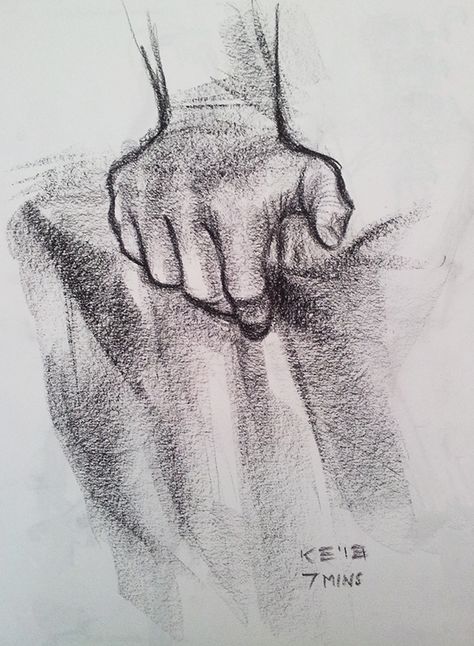 7 minute study of a hand, gripping a table with drapery. Conte Crayon. Gripping Hands Drawing, Gripped Hand Drawing, Grabbing Sheets Hands, Hands Gripping Sheets Drawing, Grasping Hands Drawing, Hand Gripping Reference, Hands Gripping Reference, How To Draw Hands Gripping, Hand Gripping