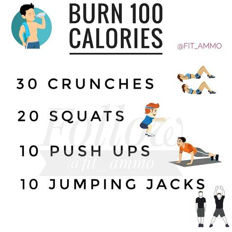 Here are 4 easy exercises to burn 100 calories! Do it 5 times a day to burn 500 calories. 200 Calorie Workout, 300 Calorie Workout, 100 Calorie Workout, 500 Calorie Workout, Burn 100 Calories, 1000 Calorie Workout, Diet Plate, Burn 500 Calories, Workout Hiit