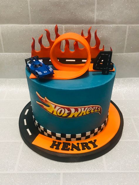 Wheels Cake, Hot Wheels Cake, Birthday 30, Buttercream Cake, Cake Ideas, Boy Birthday, Butter Cream, Fondant, Tart