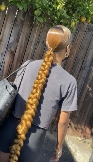 Sleek Ponytail Hairstyles, Black Ponytail Hairstyles, Dyed Hair Inspiration, Braids Hairstyles Pictures, Braided Cornrow Hairstyles, Girls Natural Hairstyles, Cute Box Braids Hairstyles, Quick Braided Hairstyles, Twist Braid Hairstyles