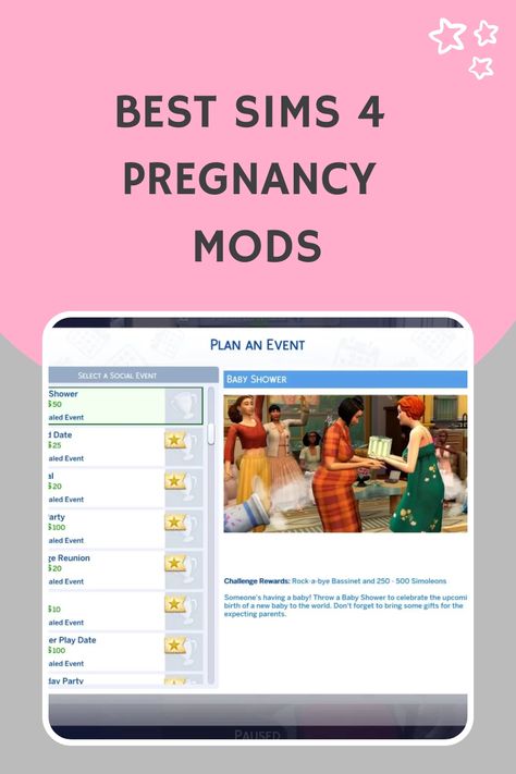 The best sims 4 pregnancy mods to make you game feel more realistic. From the moment your Sims conceive to the joyous arrival of their bundle of joy, these mods are here to revolutionize every Realistic Sims 4 Mods, Sims 4 Pregnancy Mods, Sims 4 Pregnancy, Sims 4 Cheats Codes, Sims 4 Cheats, Teen Pregnancy, Sims 4 Teen, Sims 4 Toddler, Twin Pregnancy