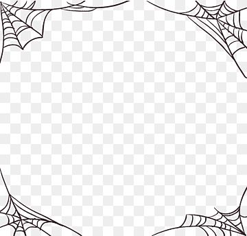 Spider Web Frame, Spider Web Png, Halloween Cobwebs, Spider On Web, Spider Web Drawing, Leaf Png, Bicycle Illustration, Spider Web Decoration, White Spider