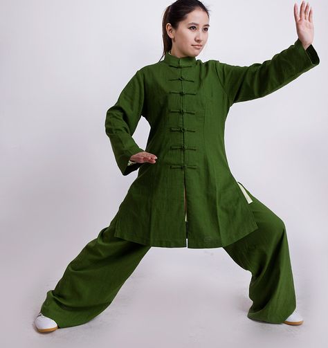 Long Chinese Traditional Mandarin Martial Arts Tai Chi Kung Fu Gong Fu Competition Championship Jacket Suits Uniforms for Men Women Children Tai Chi Clothing, Extraordinary Clothes, Martial Arts Clothing, Art Outfit, Chi Kung, Tai Chi Chuan, Martial Arts Women, Chinese Martial Arts, We Are The World