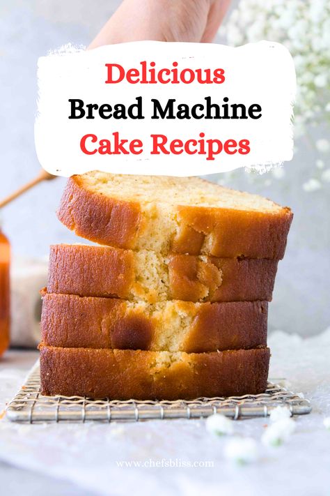 25+ Deliciously Easy Bread Machine Cake Recipes to Try Today – ChefsBliss Desserts In Bread Machine, Cake Recipes For Bread Maker, Cake In A Bread Machine, Lemon Bread Machine Recipes, Breadmaker Cake Recipes, Bread Machine Cinnamon Bread Recipe, Bread Machine Cake Mix Recipes, Jam Recipes For Bread Machine, Russell Hobbs Bread Maker Recipes