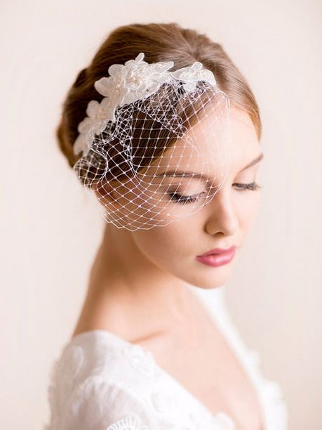 Bridal Birdcage Veils, Lace Headpiece, Wedding Veil Vintage, Mini Hats, Bridal Fascinator, Short Veil, Vintage Wedding Hair, Boda Mexicana, Birdcage Veil