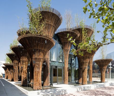 Vietnam Pavilion – Milan Expo 2015 / Vo Trong Nghia Architects Vtn Architects, Vo Trong Nghia, Bamboo Structure, Bamboo Architecture, Vernacular Architecture, Expo 2015, Green Architecture, Bamboo Design, Organic Architecture