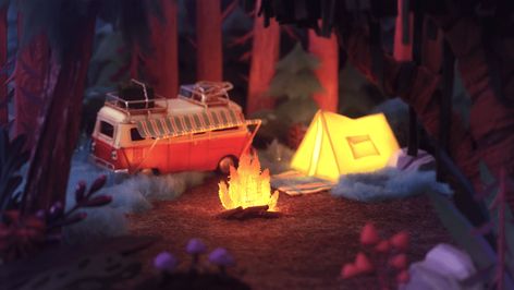 LIGHT ME UP -VIVO｜Stop Motion Animation & CG character on Behance Stop Motion Painting, Stop Motion Background, Stop Motion Inspiration, Stop Motion Animation Ideas, Stop Motion Set, Stop Motion Ideas, Paper Fire, Fire Animation, Stop Motion Animation