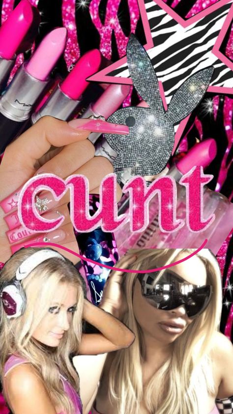 y2k mcbling cunty asthmatic collage lockscreen back ground pink glitter zebra print playboy bunny Paris Hilton juicey couture Trashy Mcbling Wallpaper, Trashy 2000s Aesthetic, Collage Lockscreen, Pink Bratz, Pink Tiger Print, Zebra Print Wallpaper, Emo Baddie, 2000s Core, Y2k Lockscreen