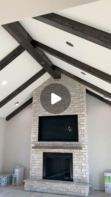 Black Ceiling Beams Living Room, Trey Ceiling With Beams, Dark Wood Beams On Ceiling, Faux Beams Vaulted Ceiling, Faux Wood Beams Ceiling, Wood Beams On Ceiling, Fake Beam, Black Beams, Ceiling Beams Living Room