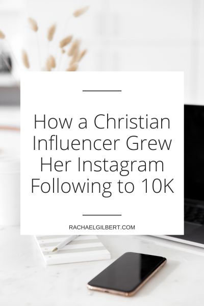 How a Christian Influencer Grew Her Instagram Following to 10K {and hard lessons learned along the way} - Rachael Gilbert Christian Instagram Content Ideas, Christian Influencer Instagram, Christian Small Business, Best Small Business Ideas, Grow Your Instagram, Learning Time, Christian Girl, Instagram Time, Instagram Growth