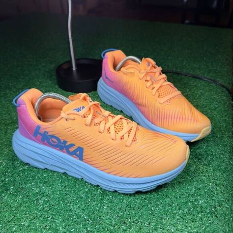 HOKA ONE ONE RINCON 3 - Women's Running Shoes - SIZE 7.5B Women's Running Shoes, Hoka One One, Womens Athletic Shoes, Shoes Size 7, Running Women, Womens Running Shoes, Orange Color, Running Shoes, Athletic Shoes