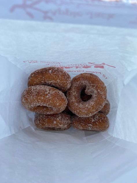 Apple Cider Donuts Aesthetic, Fall Orchard, Fall Donuts, Apple Cider Donuts, Apple Orchard, Fall Baking, Food Obsession, Fall 2024, Pretty Food