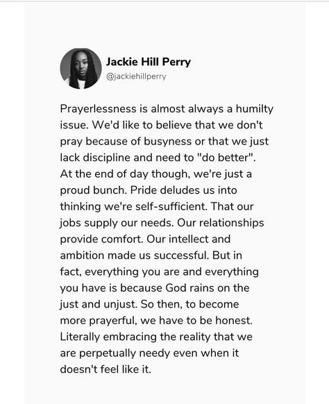 Jackie Hill Perry, Jesus Memes Humor, Jesus Stories, The Lord Is Good, Christian Motivation, Prayer Verses, Inspirational Bible Quotes, Christian Quotes Inspirational, Bible Encouragement