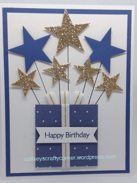 Birthday Gorgeous, Happy Birthday Cards Handmade, Happy Birthday Cards Diy, Stampin Up Birthday Cards, Creative Birthday Cards, 21st Birthday Cards, Simple Birthday Cards, Birthday Card Craft, Homemade Birthday Cards