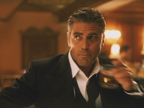 George Clooney Haircut, Ocean’s Eleven, Oceans Eleven, Oceans 11, Danny Ocean, Man Crush Monday, Weak In The Knees, Elegante Casual, George Clooney