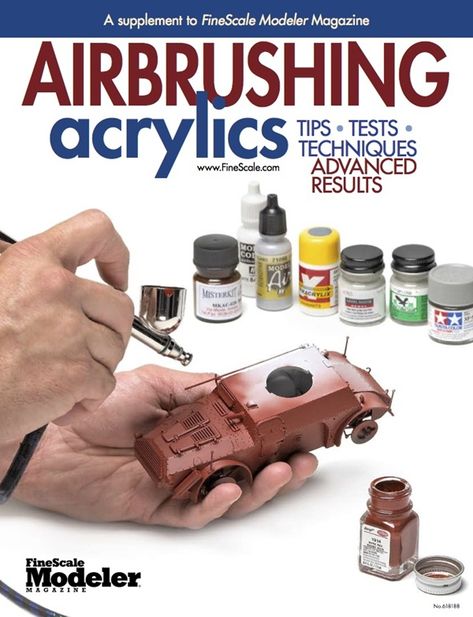 A free PDF download that examines nine different acrylic brands. Find out what the FineScale Modeler staff thinks about each brands ability to cover raised and recessed detail, their adherence and opacity over darker colors, and how easily they airbrushed. Mushrooms Cultivation, Airbrush Machine, Model Training, Airbrush Painting, Scale Model Building, Model Train Sets, Modeling Techniques, Model Train Scenery, Military Modelling