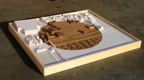 site model for urban school Urban Site Model Architecture, Conceptual Site Model, Architecture Thesis Model, Physical Site Model Architecture, Architectural Site Model, Urban Design Model, Architecture Site Model, Site Model Architecture, Urban Model