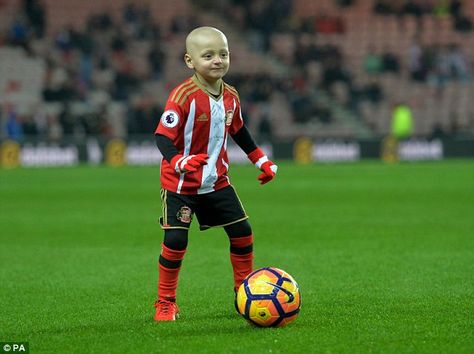 Bradley Lowery Foundation has been officially launched | Daily Mail Online Bradley Lowery, Sunderland Football, Sunderland Afc, English Football, Best Mate, Bbc Sport, Words To Describe, Sunderland, Rest In Peace