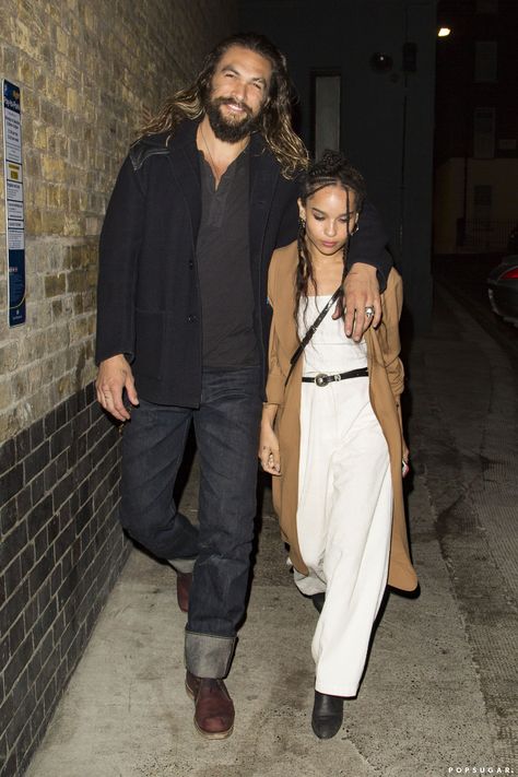 Jason Momoa Bonds With His Stepdaughter, Zoë Kravitz, While Out in London Jason Momoa Lisa Bonet, Zoe Kravitz Style, Zoe Isabella Kravitz, Chiltern Firehouse, Jason Momoa Aquaman, Zoë Kravitz, Jesse Metcalfe, Avan Jogia, Ryan Guzman