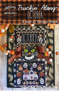 October Cross Stitch Patterns, Priscilla Blain, Happy Halloween Cross Stitch Patterns, Stitching With The Housewives, Halloween Cat Cross Stitch Pattern, Calico Cat Cross Stitch Pattern, Halloween Cross Stitch Gallery Ru, Gold Pumpkins, Halloween Cross Stitches