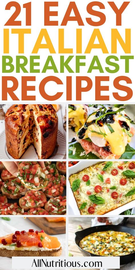 Italian Recipes Breakfast, Italian Brunch Menu Ideas, Traditional Italian Breakfast Recipes, Breakfast Recipes Italian, Summer Recipes Breakfast, Classic Brunch Foods, Italian Brunch Recipes, Italian Breakfast Recipes Authentic, Italian Breakfast Ideas