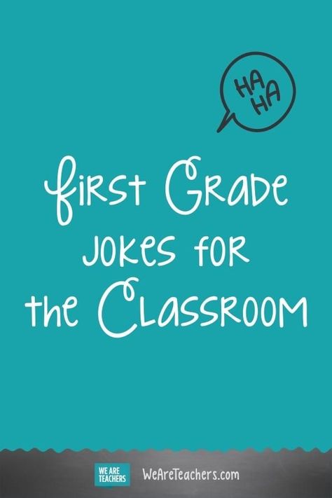 Bring some fun and humor to your classroom with this list of hilariously cheesy first grade jokes to share with your students. #teacherhumor #silly #jokes #firstgrade #elementary #humor #backtoschool #teaching #teachers Classroom Jokes, Creative Lesson Plans, We Are Teachers, Teaching Teachers, School Jokes, Teaching First Grade, Teacher Jokes, Teaching Life, Big Words