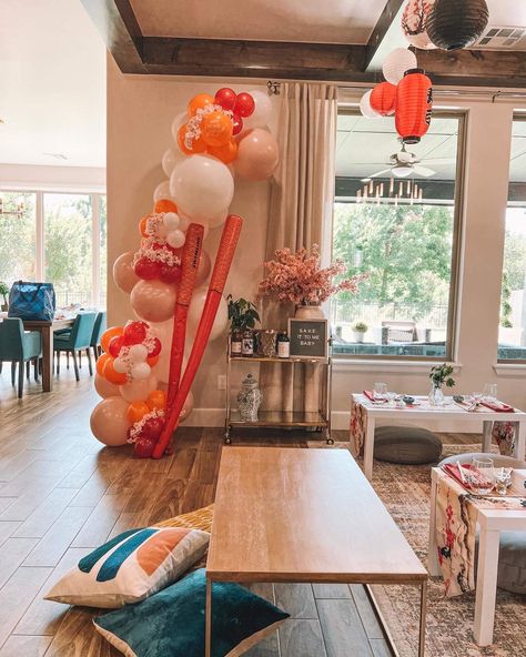 Sushi party Dinner Party Party Ideas | Photo 1 of 8 | Catch My Party Sushi Decoration Ideas, Sushi Birthday Party Ideas, Sushi Birthday Party, Sushi Decoration, Sushi Birthday, Sushi Party, 9th Birthday Parties, Party Dinner, 9th Birthday