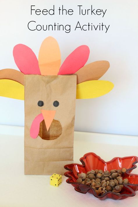 A super fun turkey counting activity for Thanksgiving! Feed The Turkey, Thanksgiving Lesson Plans, Turkey Theme, Fun Thanksgiving Games, Thanksgiving Activities Preschool, Thanksgiving Crafts For Toddlers, Thanksgiving Lessons, Thanksgiving Games For Kids, Thanksgiving Crafts Preschool