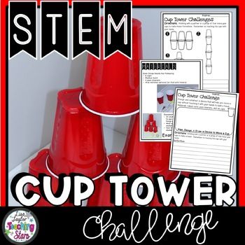 Looking for a fun Back to School team building activity? STEM Cup Tower Challenge is a challenge your students will love while learning to work in groups and collaborate with peers.  Students will create a device to move cups to stack in a tower formation. This activity can also be used for STEAM Activities, Maker Spaces, Tinkering Labs, or After School Clubs.This product is included in my STEM BUNDLE #2 Challenge! Other products you may like: STEM Waterbottle ChallengesProject Based Learning Bu Haunted House Stem, School Team Building Activities, Christmas Stem Challenge, After School Clubs, School Team Building, Cup Stacking, Virtual Team Building, Fun Team Building Activities, Classroom Awards