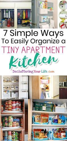 Kitchen Organization On A Budget Ideas Small Apartment Kitchen Storage Ideas That Won't Risk Your Deposit Small Apartment Kitchen Storage Ideas, Apartment Kitchen Storage Ideas, Apartment Kitchen Organization, Ideas For Small Apartments, Small Apartment Organization, Rental Kitchen, Apartment Storage, Small Apartment Kitchen, Small Kitchen Organization