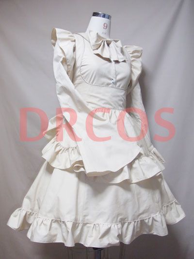 Maid dress 2 Sewing Patterns | DRCOS Patterns & How To Make Maid Dress Pattern, Drcos Patterns, Outfit Sewing Pattern, Dress Pattern Free, Dress Sewing Patterns Free, Costume Sewing, Japanese Sewing Patterns, Victorian Pattern, Dress Patterns Free