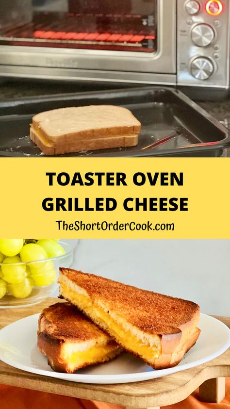 Toaster Oven Meals For One, Mini Toaster Oven Recipes, Small Toaster Oven Recipes, Grilled Cheese In Toaster Oven, Ninja Foodi Toaster Oven Recipes, Recipes For Toaster Oven Cooking, Grilled Cheese Oven, Toaster Oven Recipes Easy, Toaster Oven Grilled Cheese