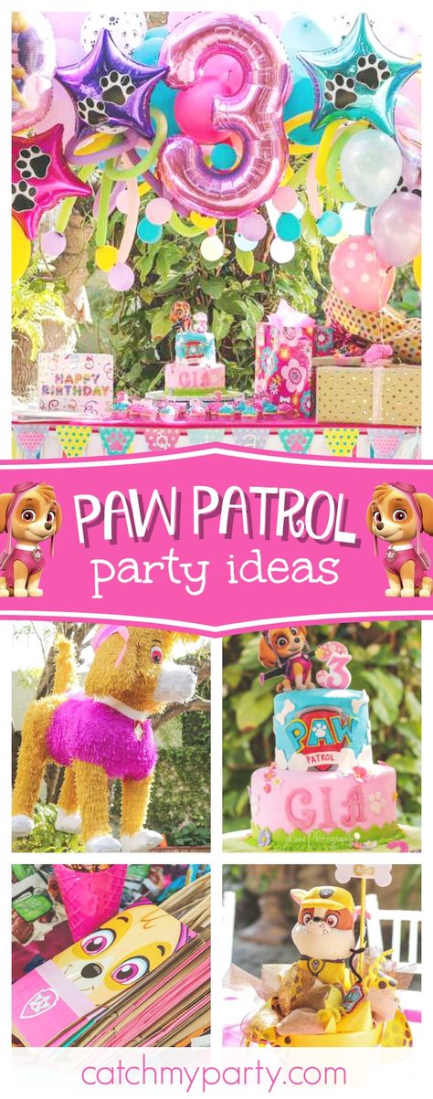 What a great Pawrty!! Take a look at this cool Paw Patrol birthday party!  |pinterest: @BossUpRoyally [Flo Angel {Want Best Pins? #FollowMe }]  Love the birthday cake!! Paw Patrol Party Ideas, Skye Paw Patrol Party, Paw Patrol Skye Birthday, Birthday Paw Patrol, Paw Patrol Birthday Cake, Skye Paw, Paw Patrol Birthday Party, Patrol Party, Paw Patrol Party