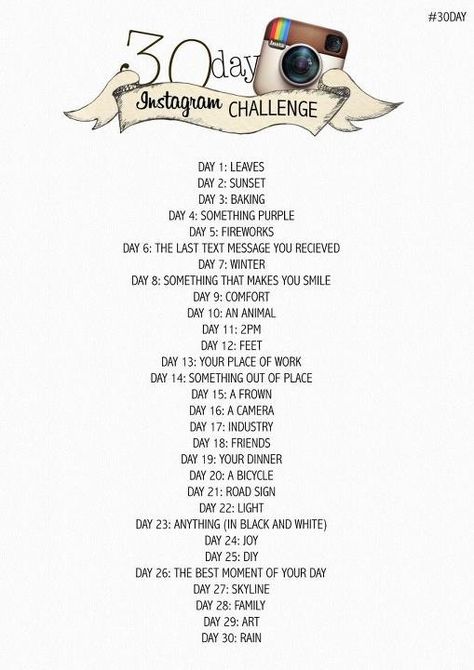 30 Day Instagram Challenge for November. Who's in? Photo Challenge Instagram, 30 Day Instagram Challenge, Photo A Day Challenge, Instagram Challenge, Fotografi Digital, Foto Tips, Photography Challenge, Photography 101, Photography Lessons