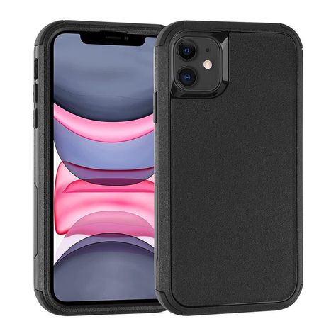 Joylifeboard Case Compatible with iPhone 11 Case,Heavy Duty Protection Phone Case,iPhone 11 Phone Case,Shockproof Full Body Protective Durable Phone Cover for iPhone 11,Black Iphone 11 Black, Iphone 11 Phone, Iphone Obsession, Iphone Watch, Black Iphone, Apple Iphone 11, Iphone 11 Case, Case For Iphone 11, Black Phone Case