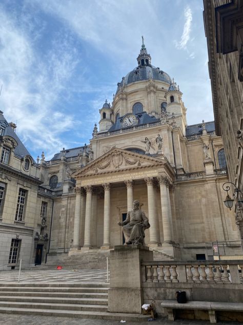 #sorbonne The Sorbonne, Sorbonne University Aesthetic, Paris University, University Motivation, Sorbonne University, Anna Frank, Europe Aesthetic, Dream College, Uni Life