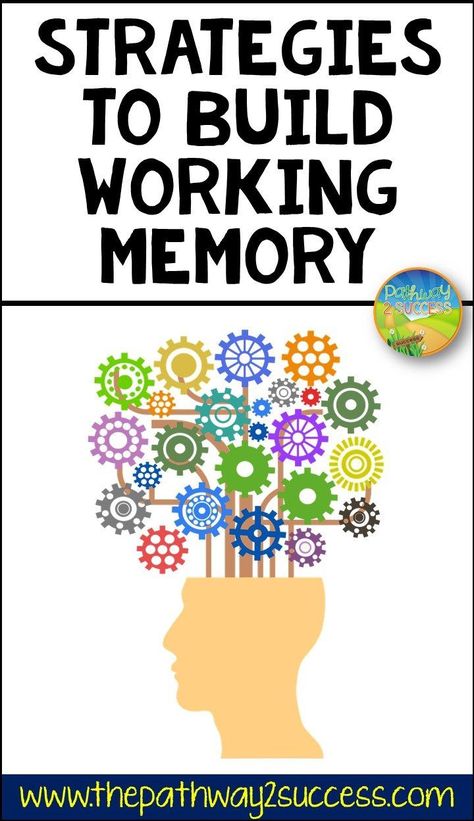 Help kids and teens build working memory skills! Use these ideas to help your students learn valuable study skills and compensatory techniques for working memory. How Memory Works, Memory Skills Activities, Working Memory Activities For Adults, Memory Exercises For Adults, Memory Activities For Adults, Visual Memory Activities, Adult Speech Therapy Activities, Working Memory Worksheets, Visual Memory Activities For Kids