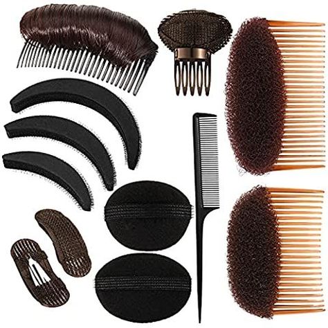 Hair Bump, Bump Hairstyles, Hair Base, Bump It, Braid Tool, Braid Clips, Beehive Hair, Hair Bun Maker, Faux Hair