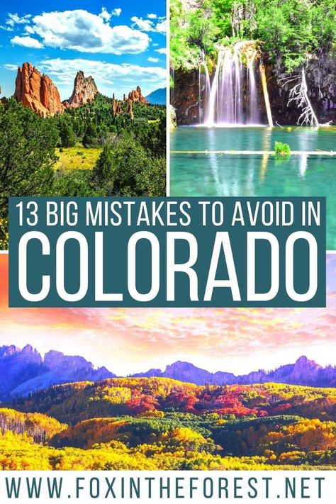 13 Big Mistakes to Avoid in Colorado + Secret Local Tips Colorado Trip Itinerary, Things To Do In Avon Colorado, Salida Colorado Things To Do, Colorado In June, Colorado Honeymoon Fall, Must See Colorado, Must Do In Colorado, Montrose Colorado Things To Do, Bolder Colorado Things To Do In