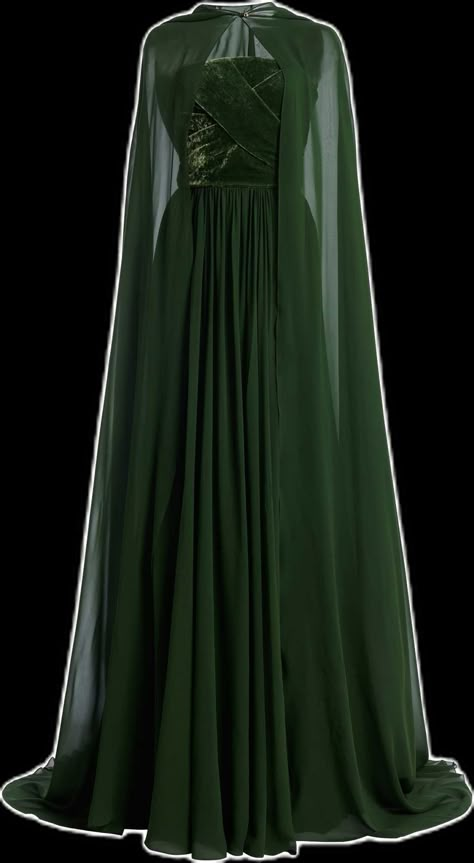 Elven Dresses, Graduation Suit, Coquette Dark, Medieval Gown, Green Clothing, Hollywood Costume, Fantasy Dresses, Velvet Gown, Fantasy Gowns