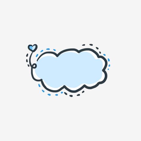 Text Box Ideas, Cloud Border, Line Png, Chat Bubble, Border Decoration, Aesthetic Png, Cloud Stickers, Lace Background, Text Bubble